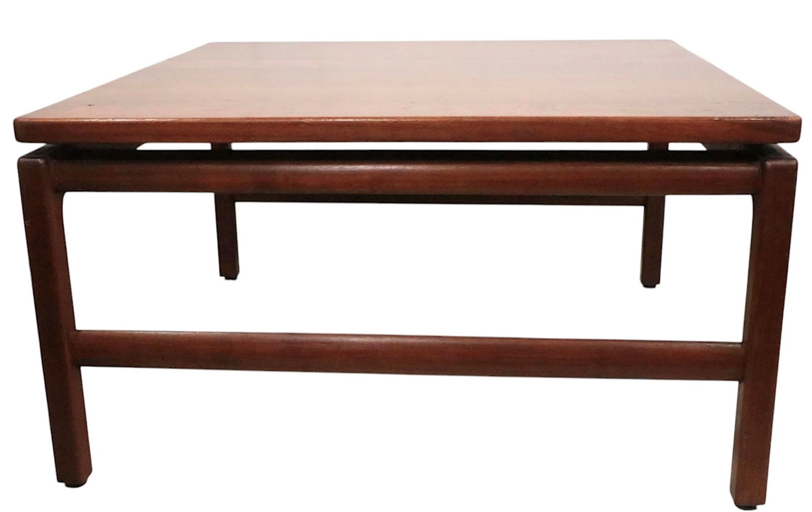 Architectural Mid Century Floating Top Coffee Table by Gunlocke - 2