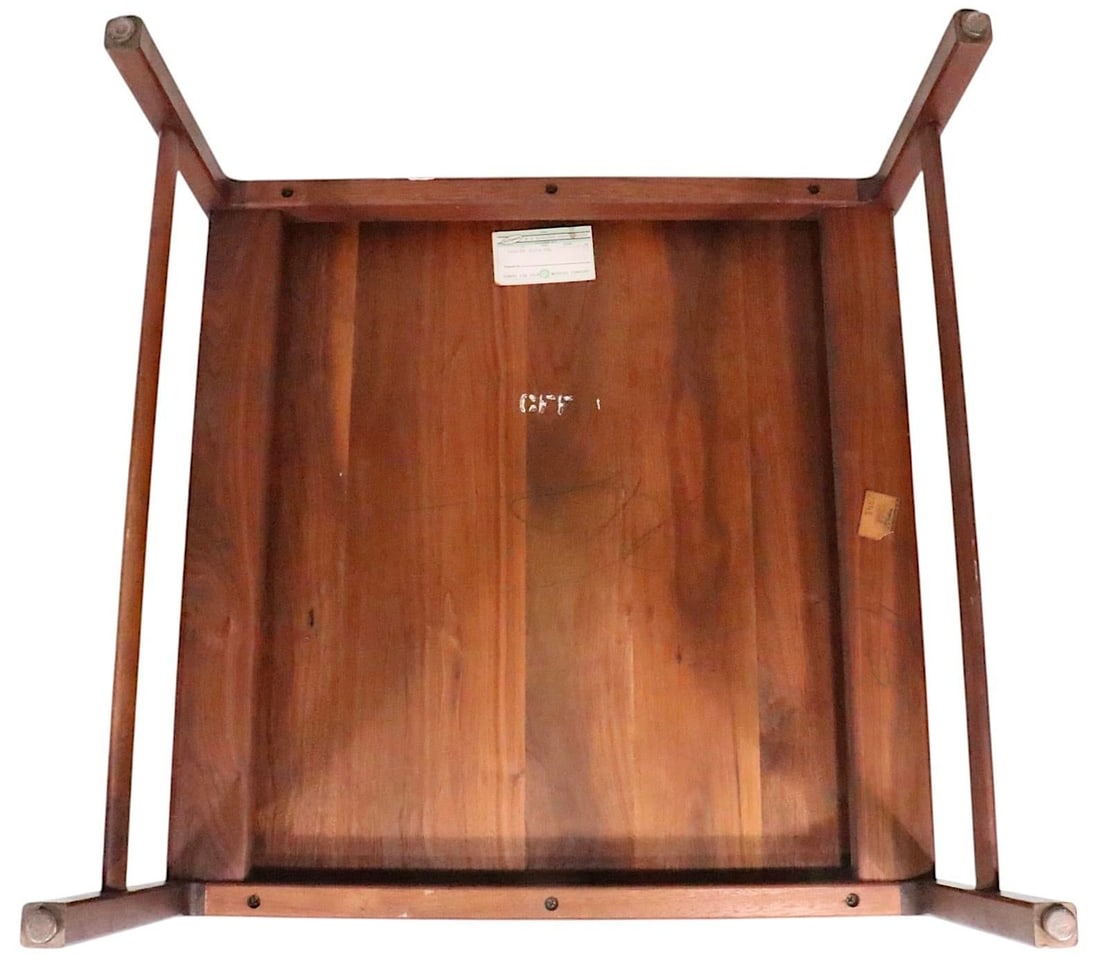 Architectural Mid Century Floating Top Coffee Table by Gunlocke - 4