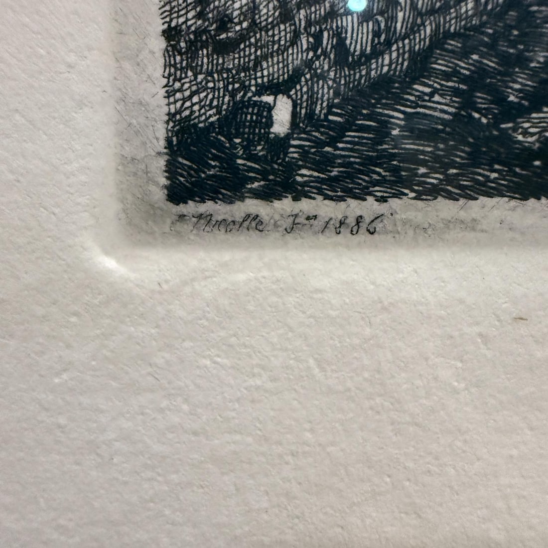 1886 Louvre Art Museum Etching Chalcographie Signed - 11