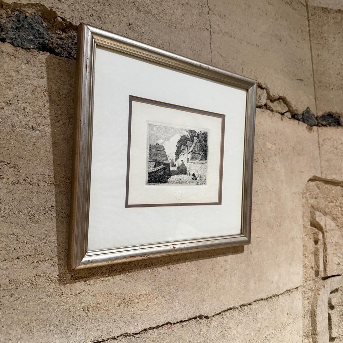 1886 Louvre Art Museum Etching Chalcographie Signed - 3