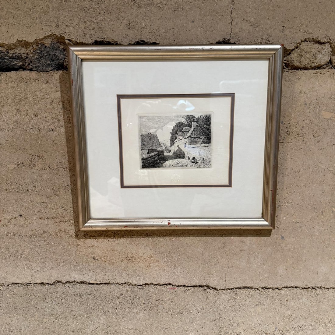 1886 Louvre Art Museum Etching Chalcographie Signed - 4