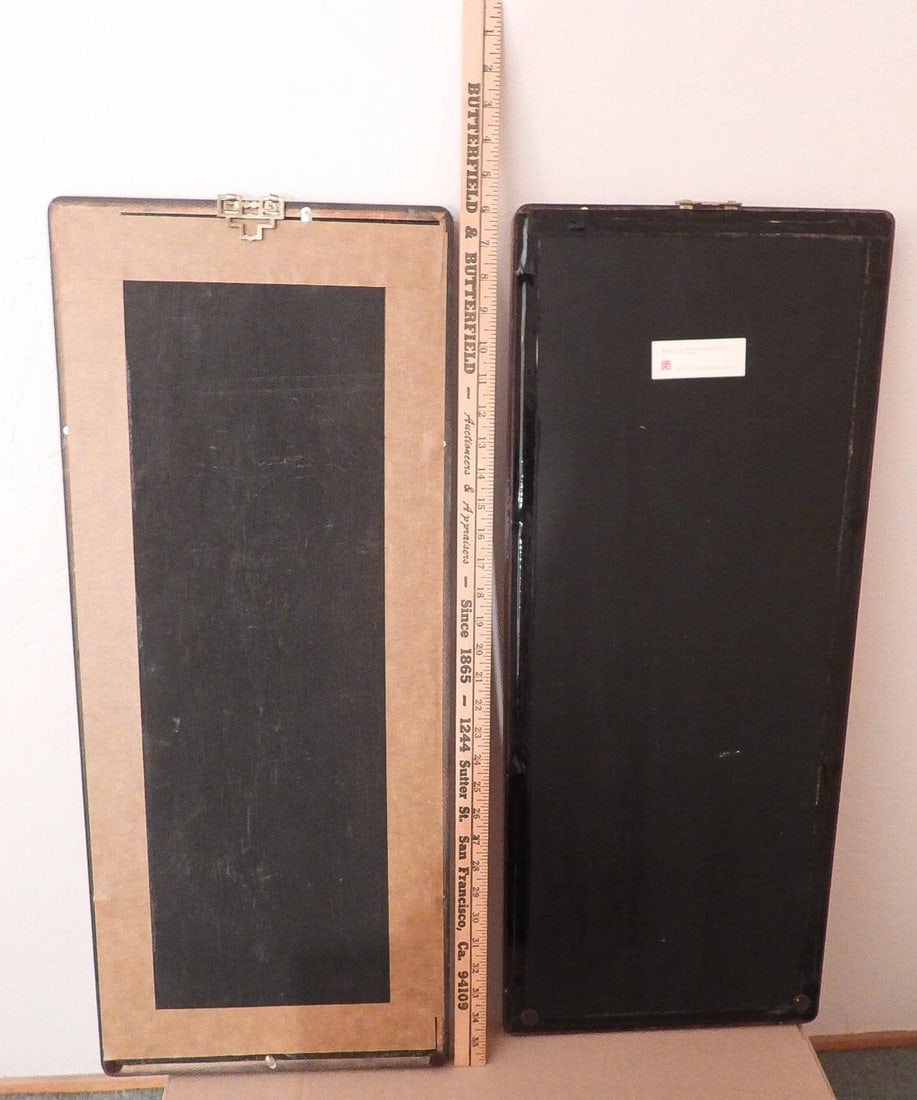 Vintage Chinese Taiwan Black Lacquer & Hardstone 3D Panels Framed Spring Summer- Set of 2 - 7