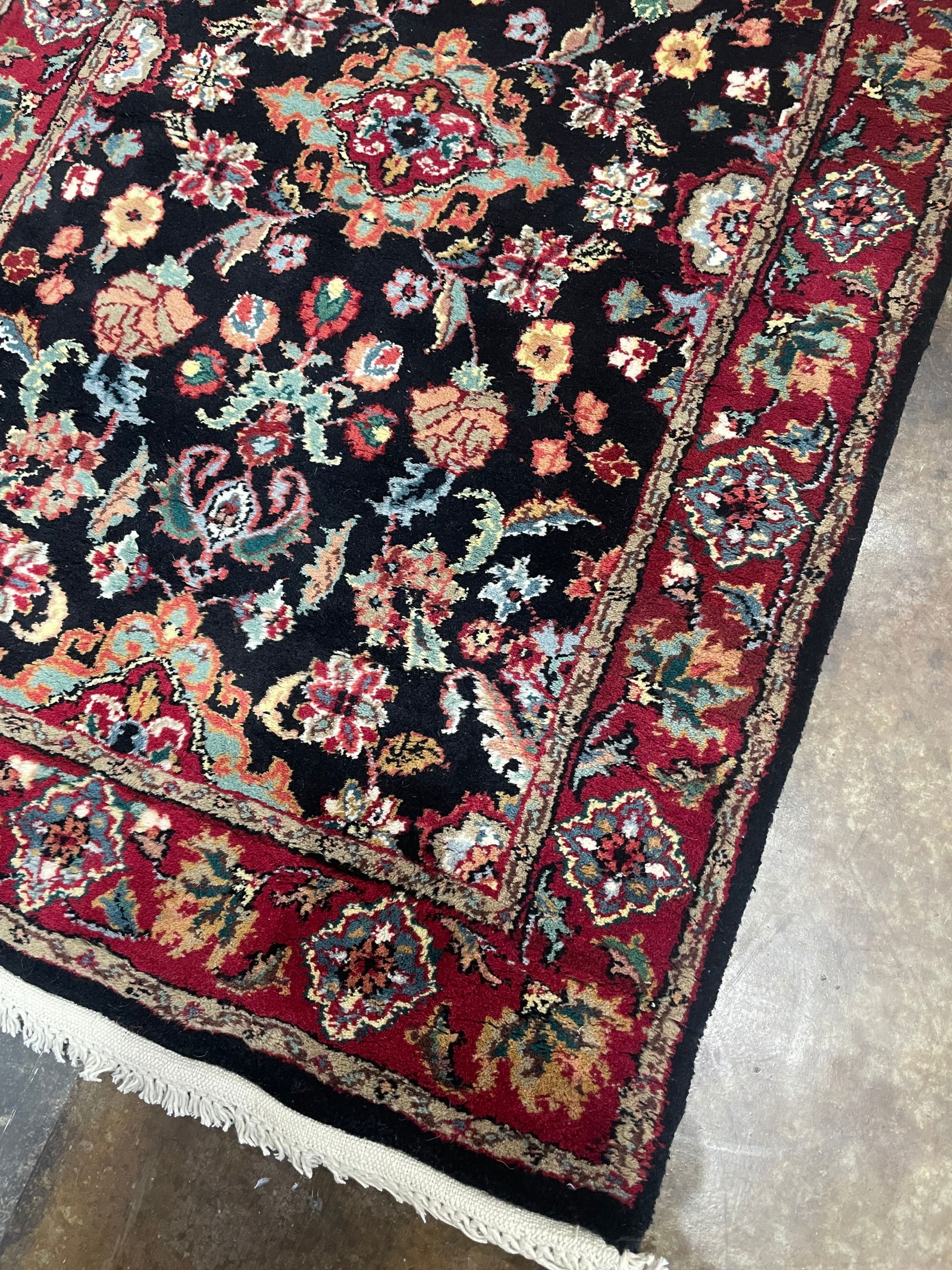 1990s Handwoven Persian Design Indian Rug 2'6" X 10'0" - 2