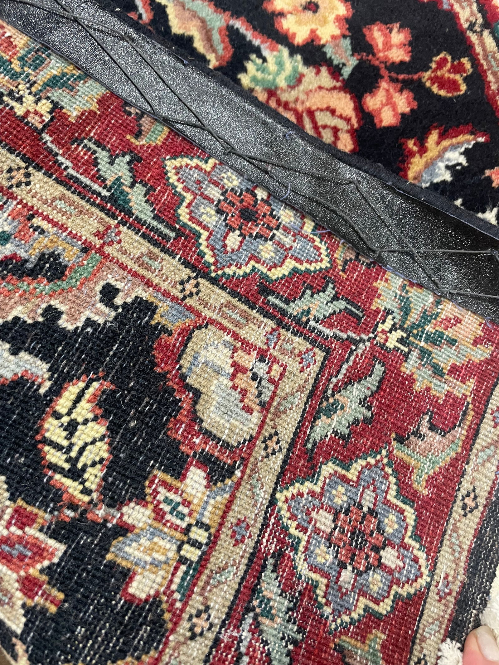 1990s Handwoven Persian Design Indian Rug 2'6" X 10'0" - 3