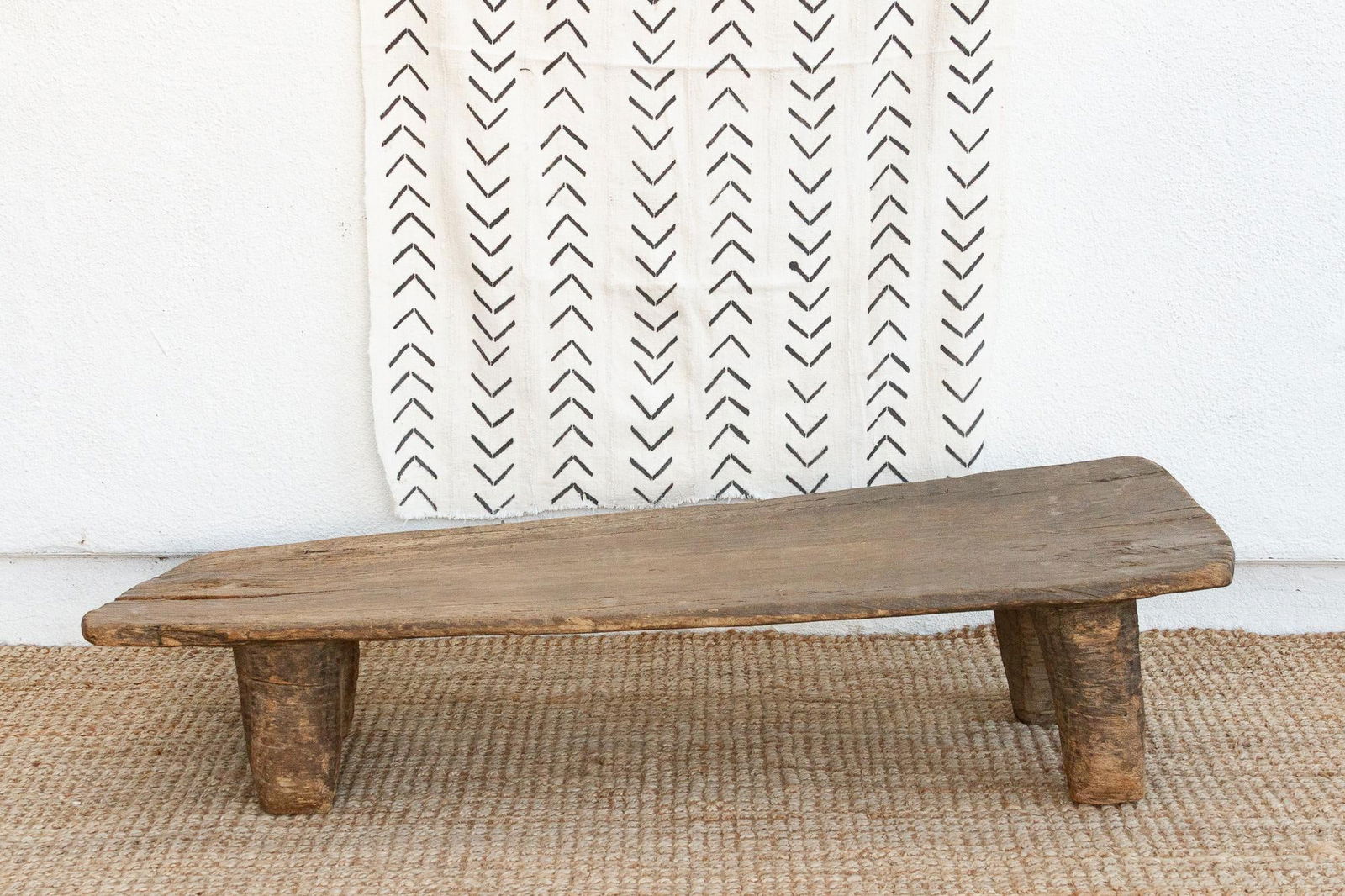 Old Oxidized Wood African Coffee Table - 3