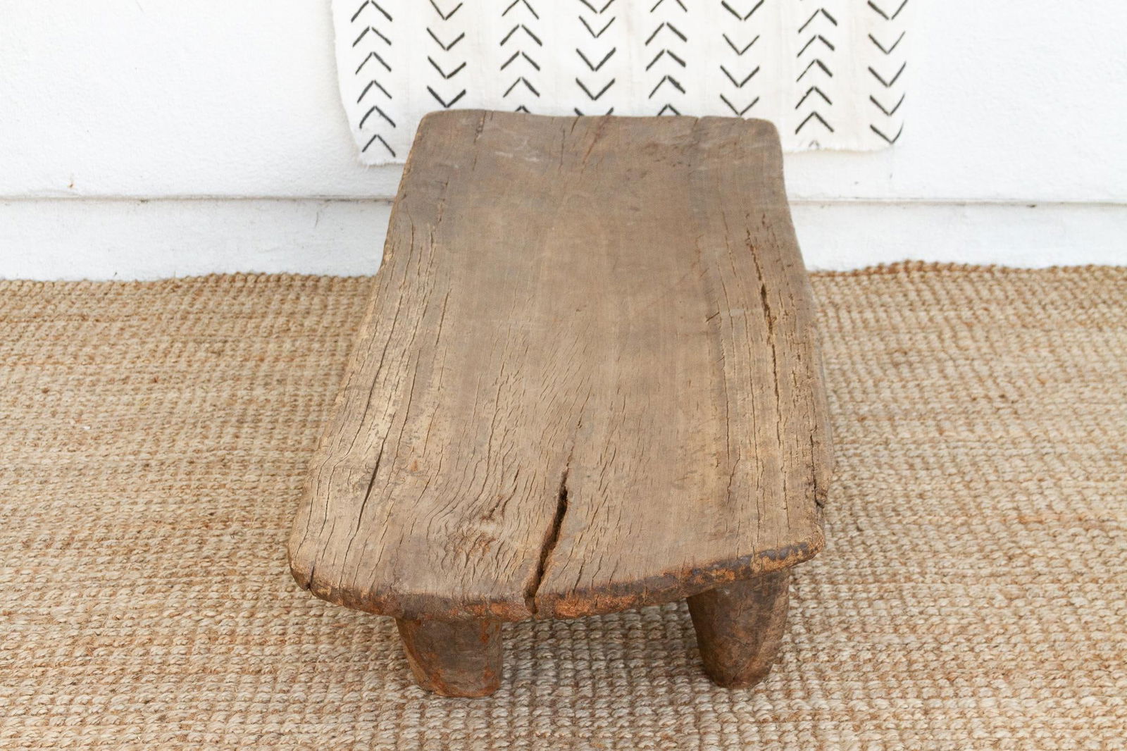 Old Oxidized Wood African Coffee Table - 8