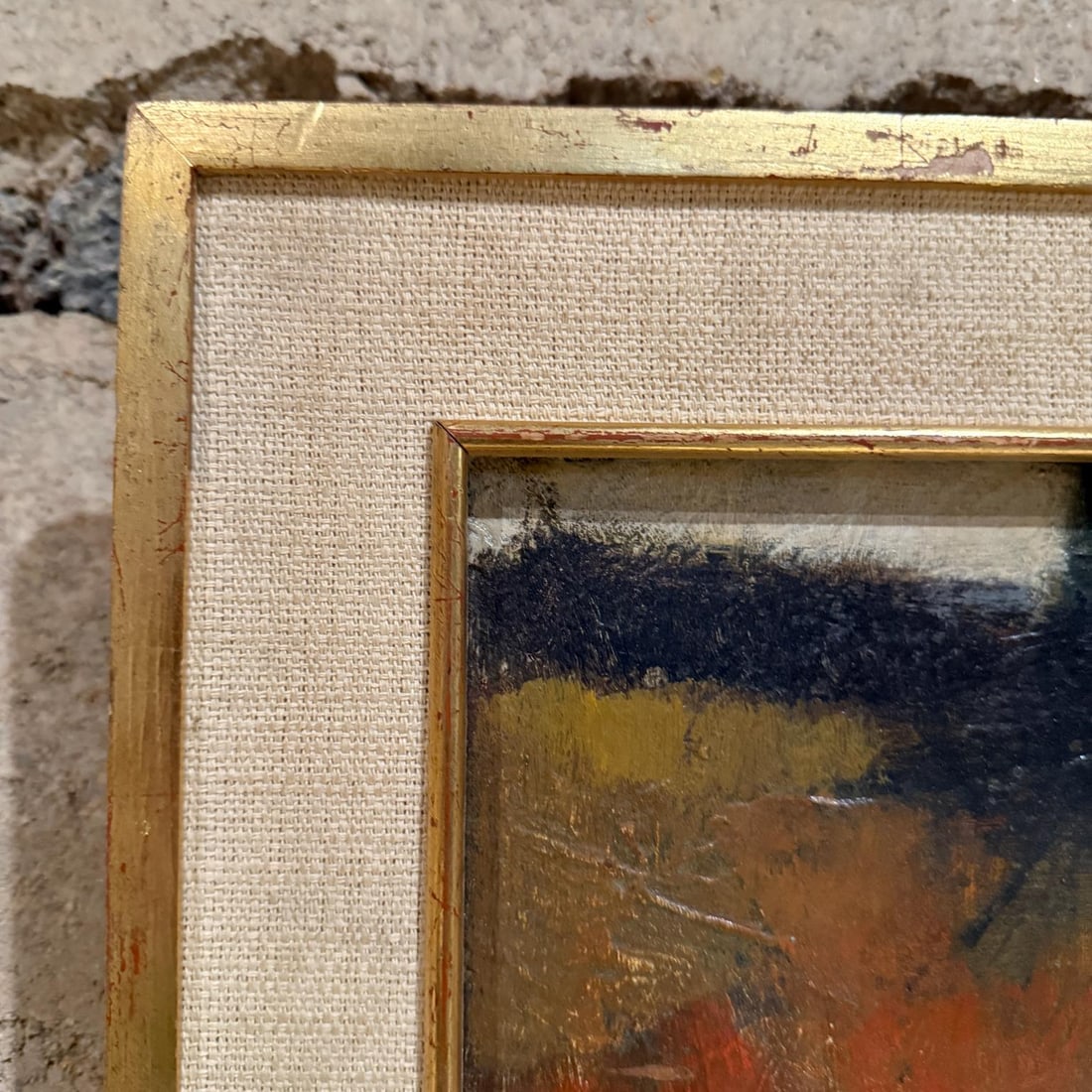 1960s MCM Abstract Artwork Oil Painting Mexico City - 3