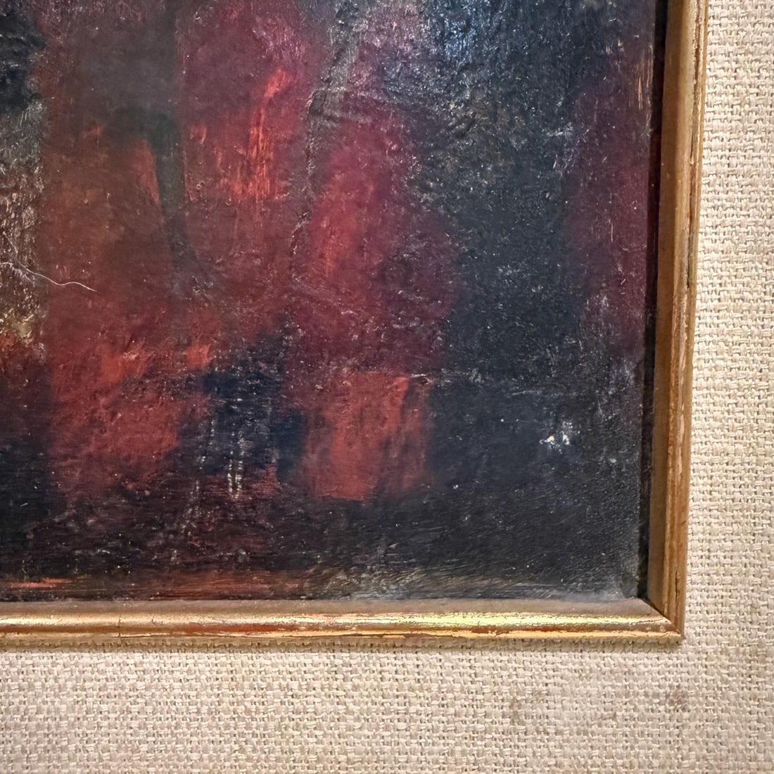 1960s MCM Abstract Artwork Oil Painting Mexico City - 7