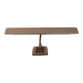 Vintage 1970s Industrial Gooseneck Adjustable Push Button Desk Lamp