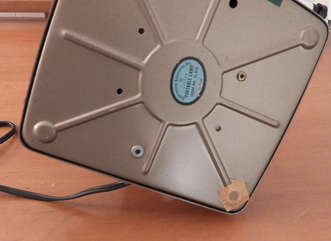 Vintage 1970s Industrial Gooseneck Adjustable Push Button Desk Lamp - 8