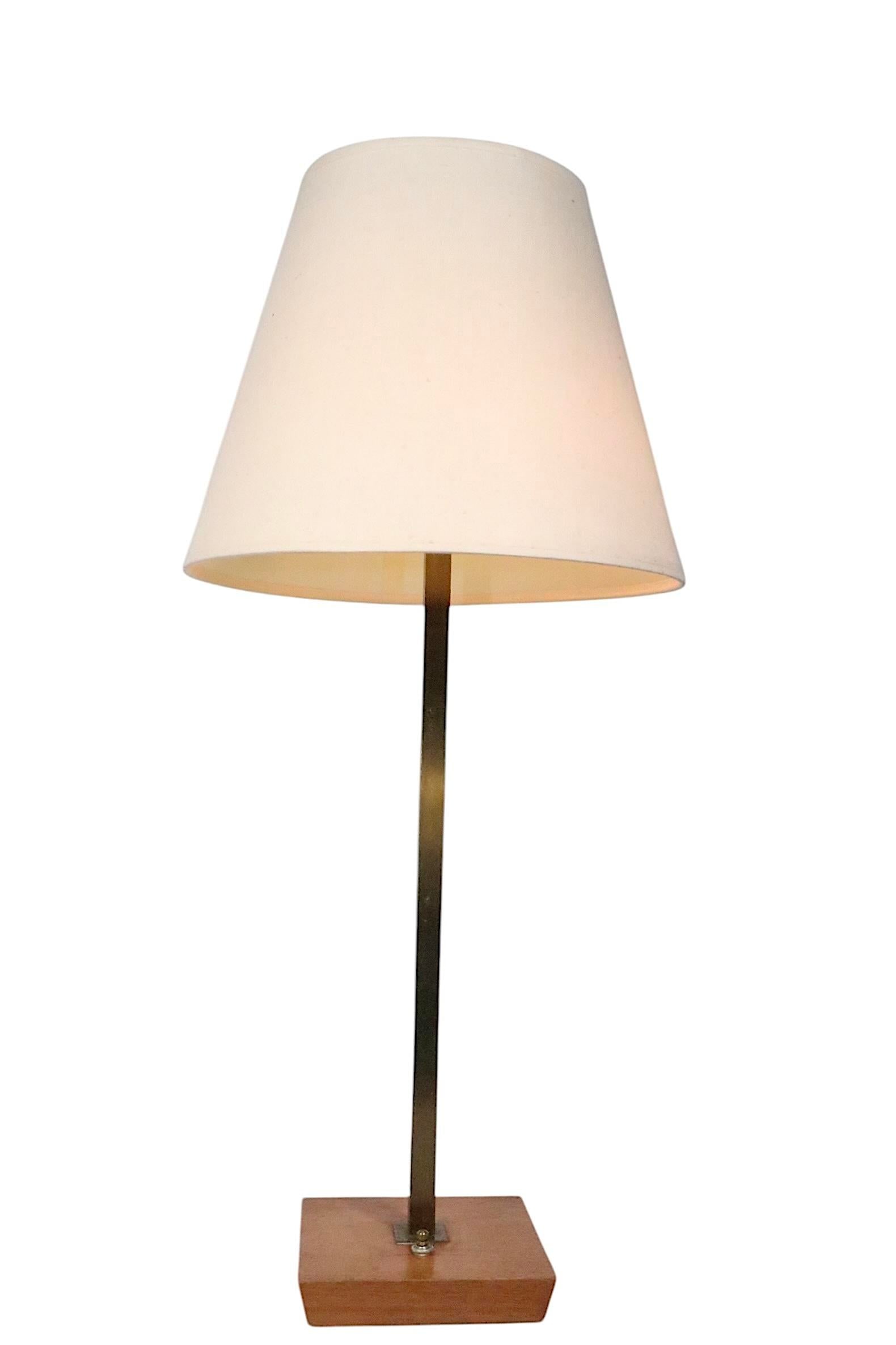 Mid Century Nessen New York Table Lamp C 1950/60's - 10