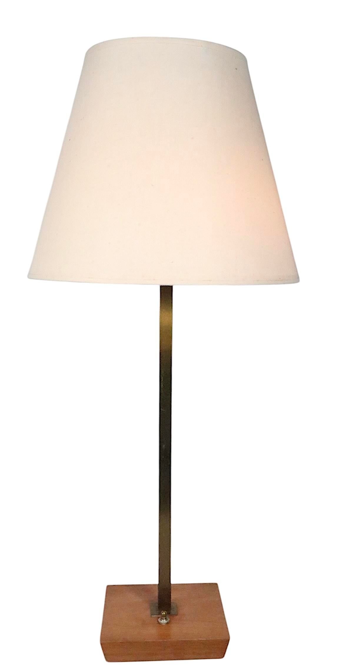 Mid Century Nessen New York Table Lamp C 1950/60's - 8