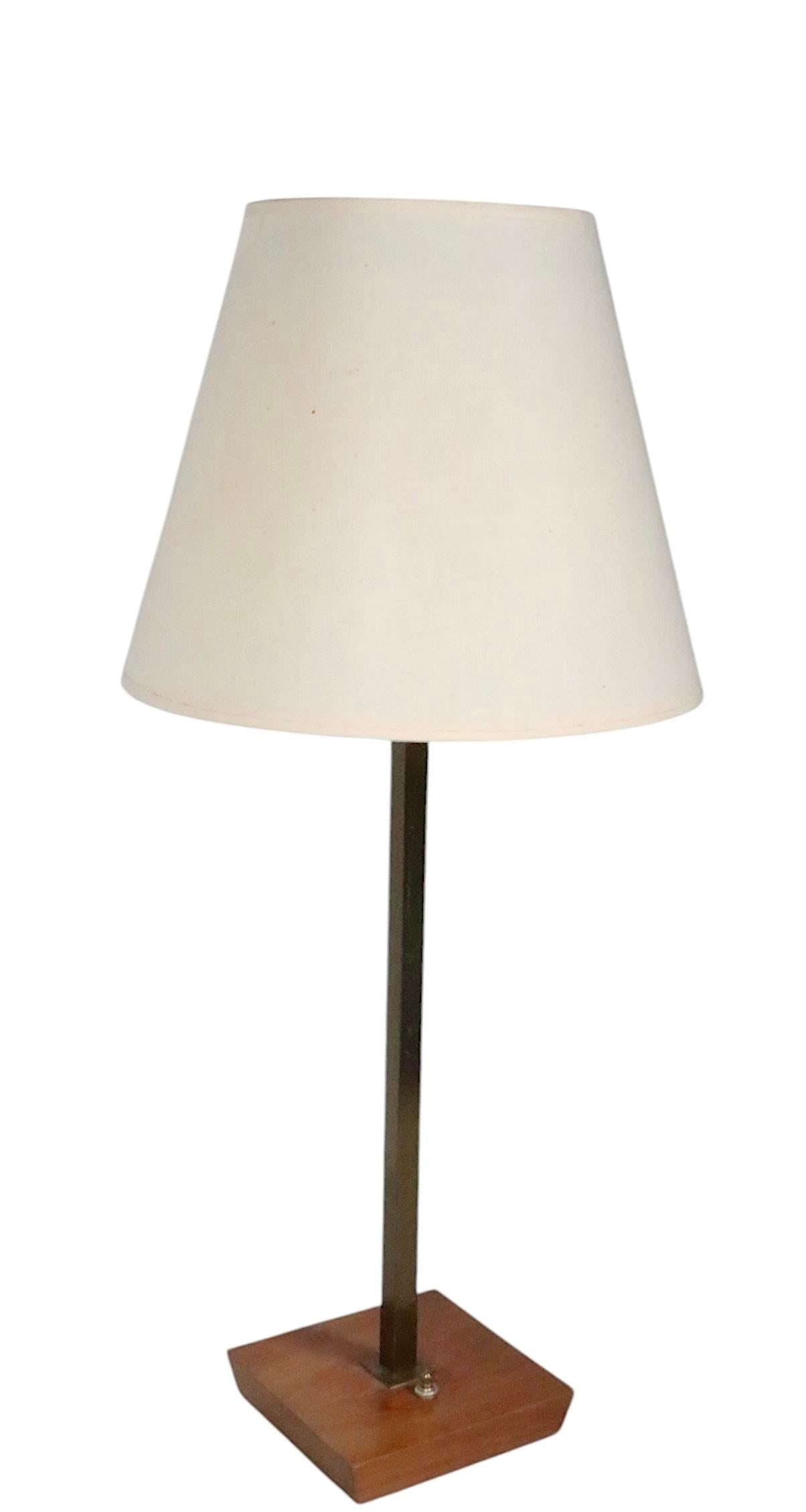 Mid Century Nessen New York Table Lamp C 1950/60's - 9