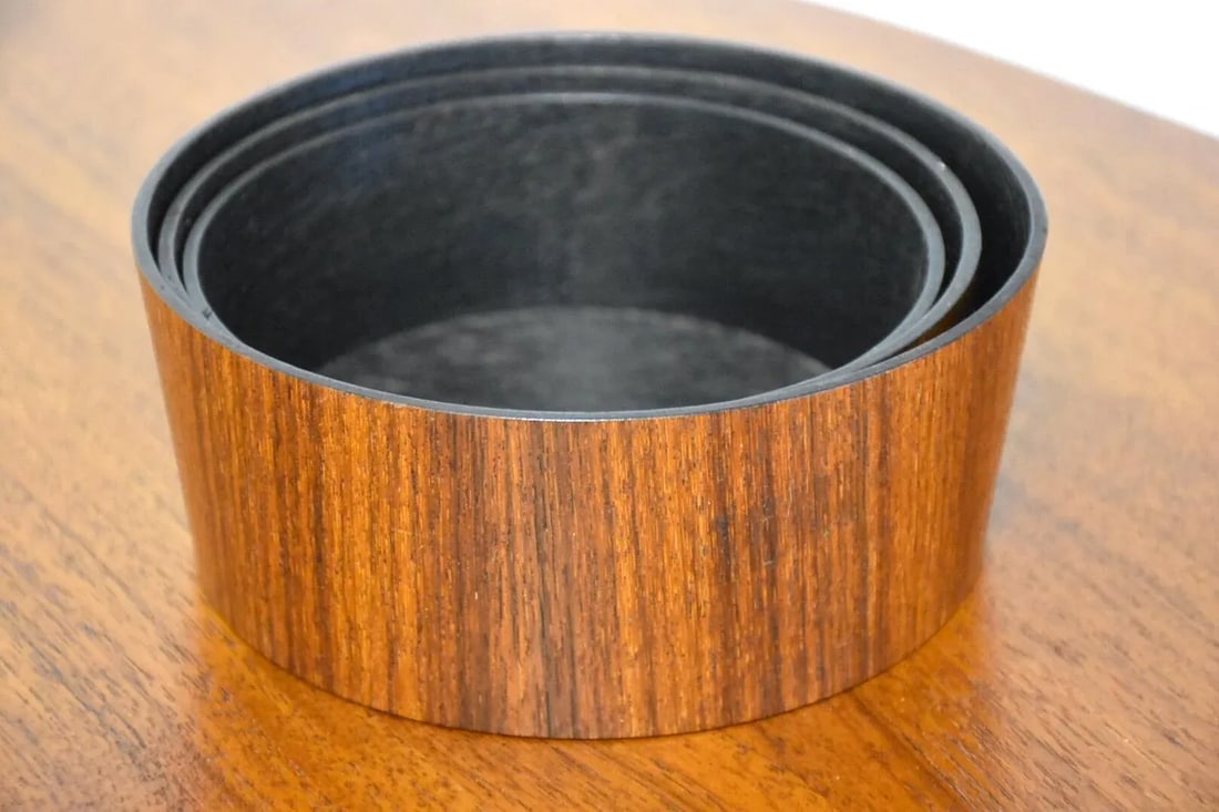 1960s Teak Danish Nesting Bowls - Set of 3 - 4