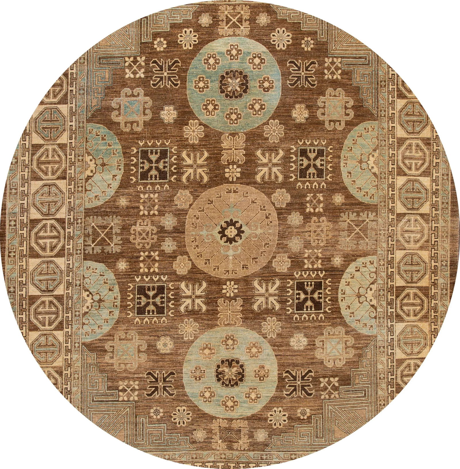 Modern Khotan Wool Rug 9 Ft 1 in X 12 Ft. - 4