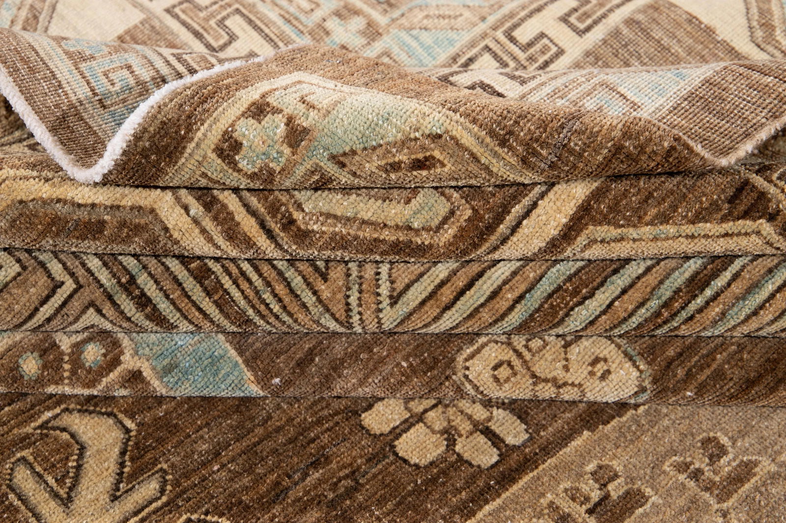 Modern Khotan Wool Rug 9 Ft 1 in X 12 Ft. - 8