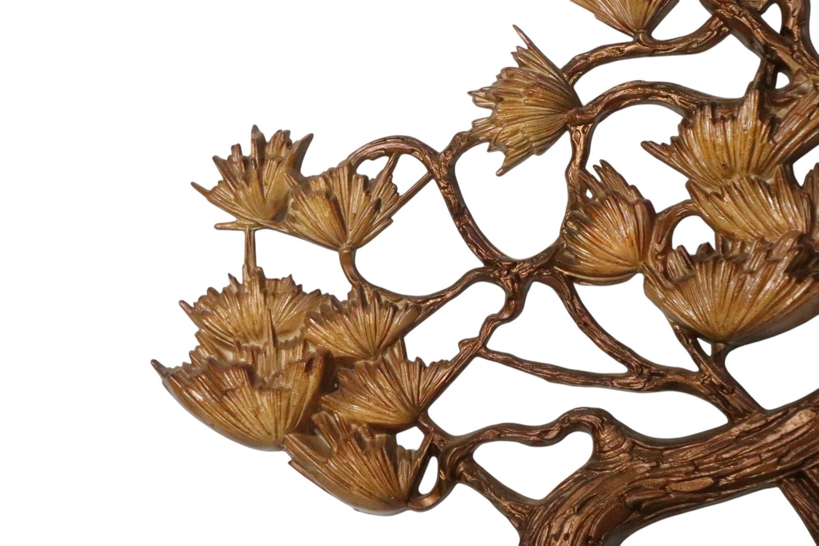 Syroco Faux Wood Resin Wall Hanging Bonsai Tree Circa 1972 - 10