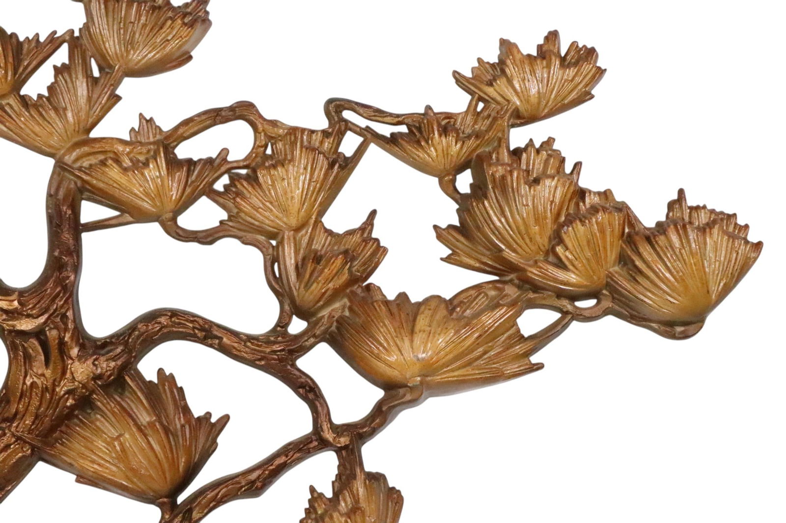 Syroco Faux Wood Resin Wall Hanging Bonsai Tree Circa 1972 - 9