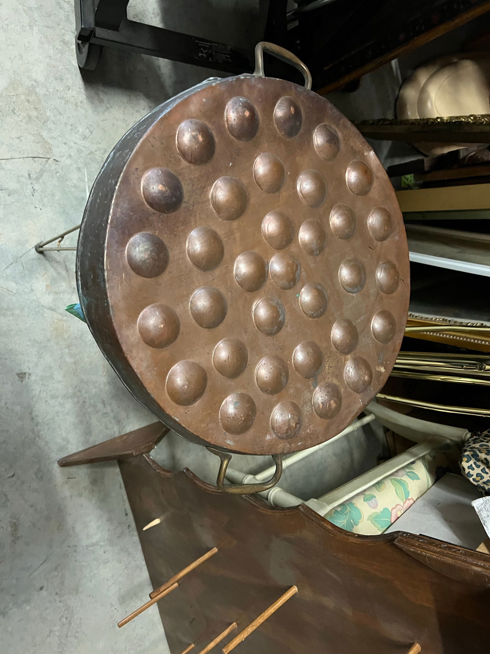 1970s Copper Escargot Large Dish - 3