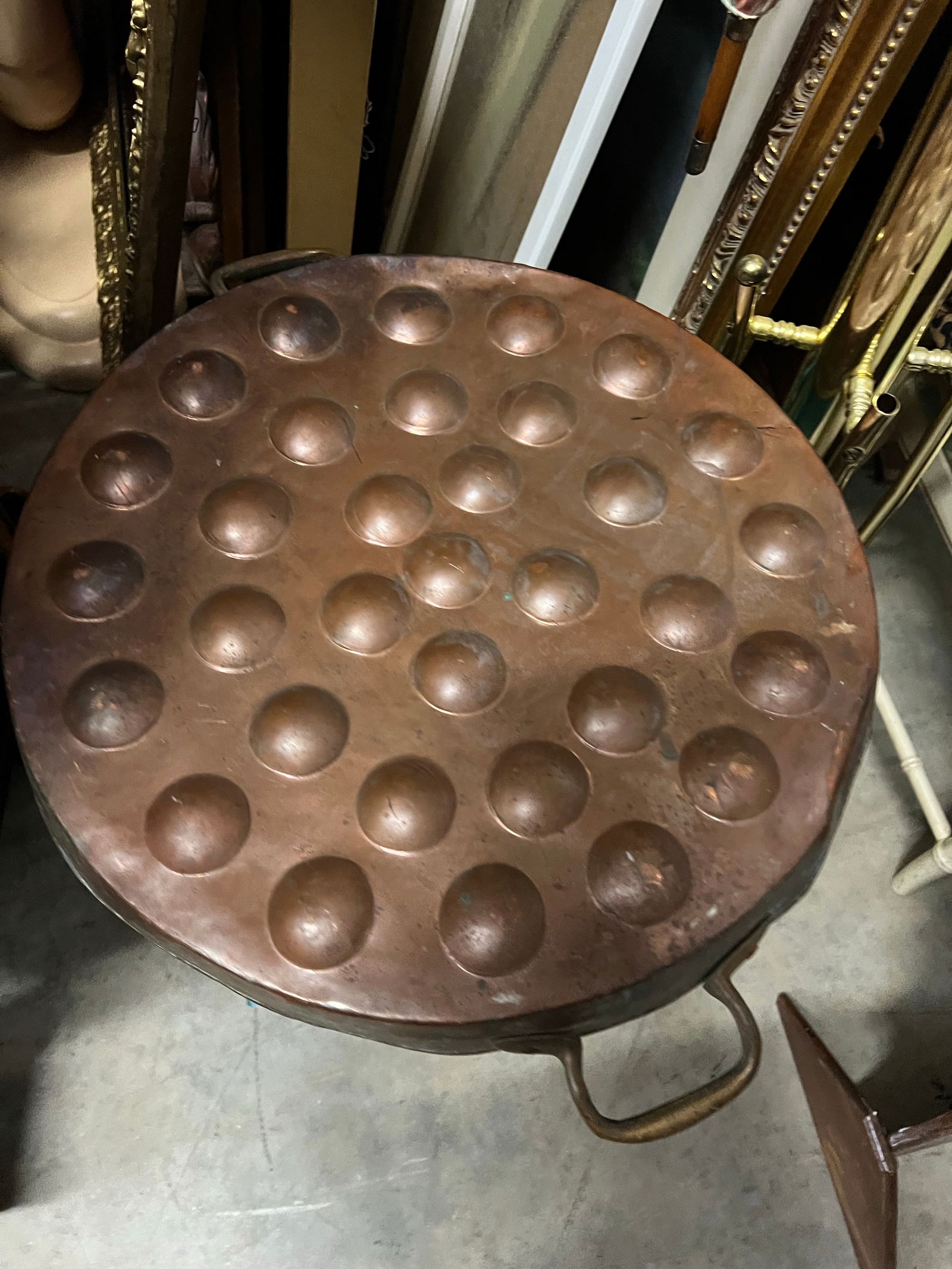 1970s Copper Escargot Large Dish - 4