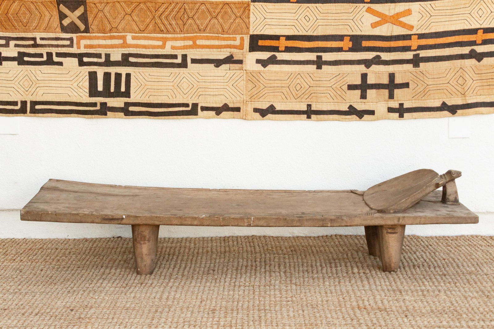 Luxury Tribal Decor, Antique Senufo Bed - 3