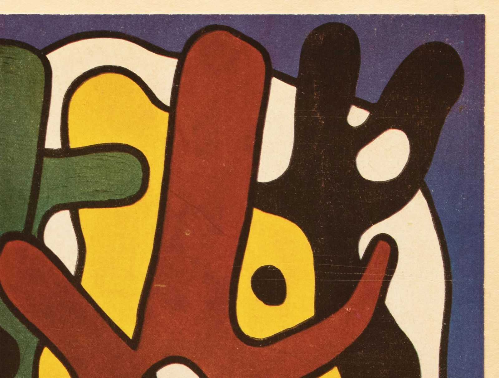 1948 After Fernand Léger "Composition", First Edition Period Pop Art Offset Lithograph - 5