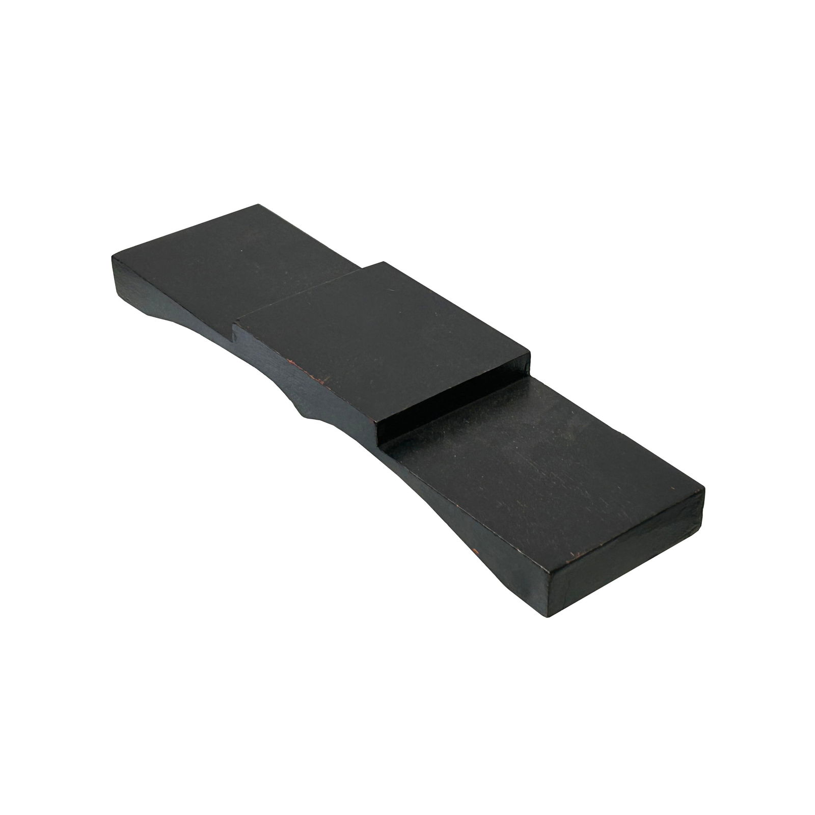 11" Black 3 Steps Rectangular Wood Display Stand Easel - 3