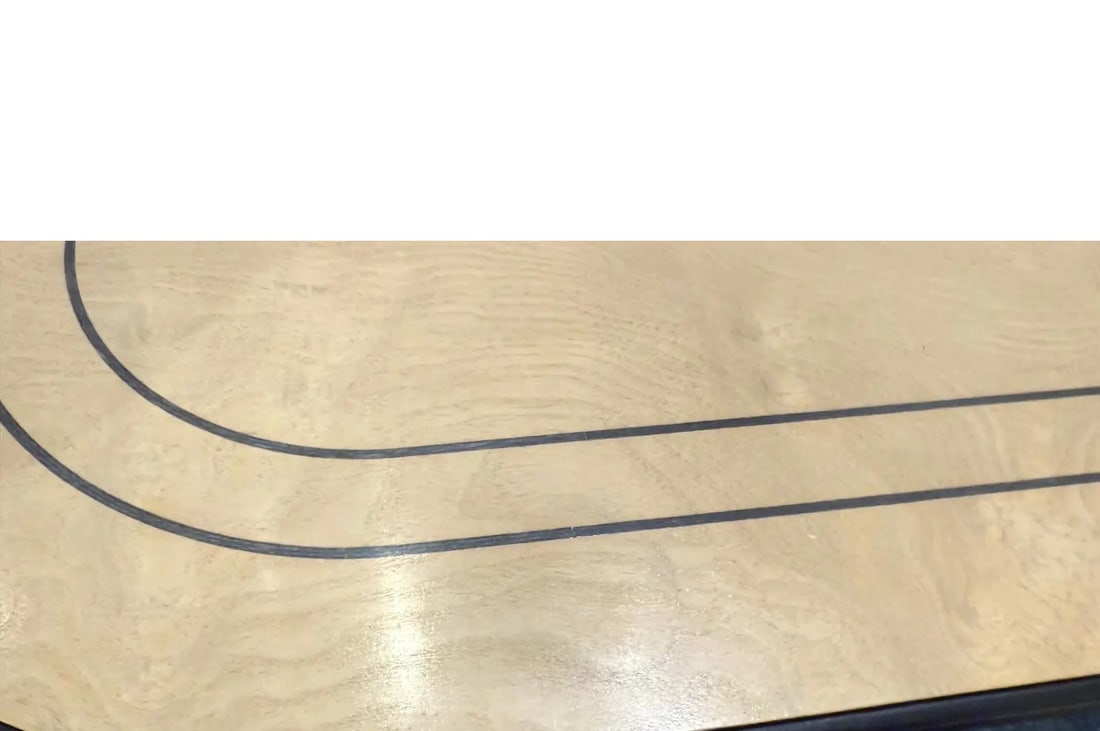 1990s Century Furniture Ash Burl White Wood Dining Table - 8