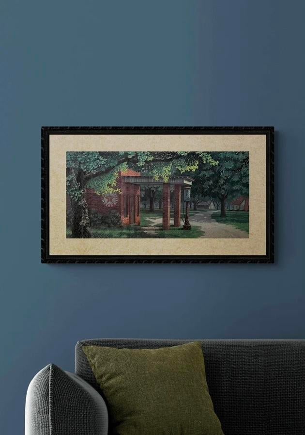 Fillin' Station Ltd. Ed. S/N Lithograph (1983) by Jim Harrison - 3