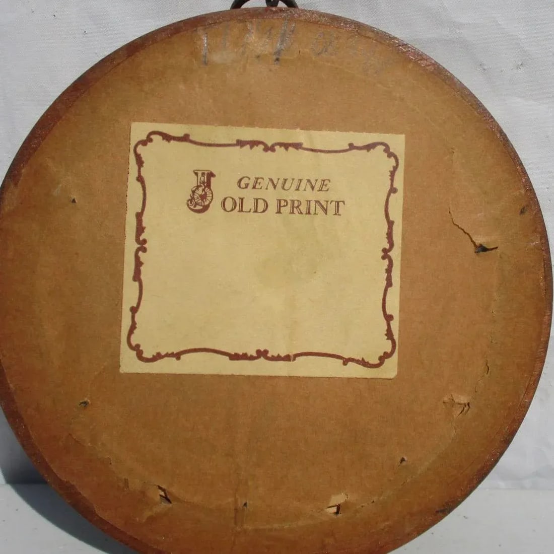 Vintage Book Plate of Roman Imagery Framed - 4