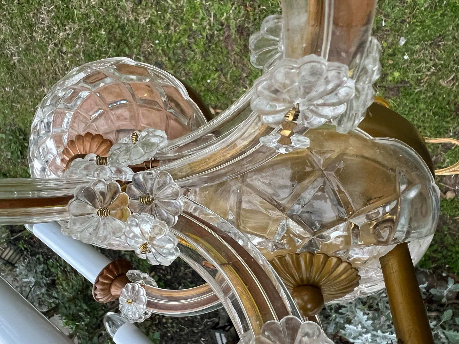 1970s Gold and Lucite Wall Sconces - Set of 3 - 2