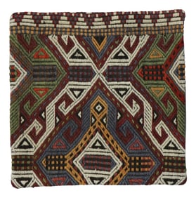 Pasargad Home Vintage Kilim Pillow Case, Multicolor