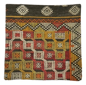 Pasargad Home Vintage Kilim Pillow Case, Multicolor