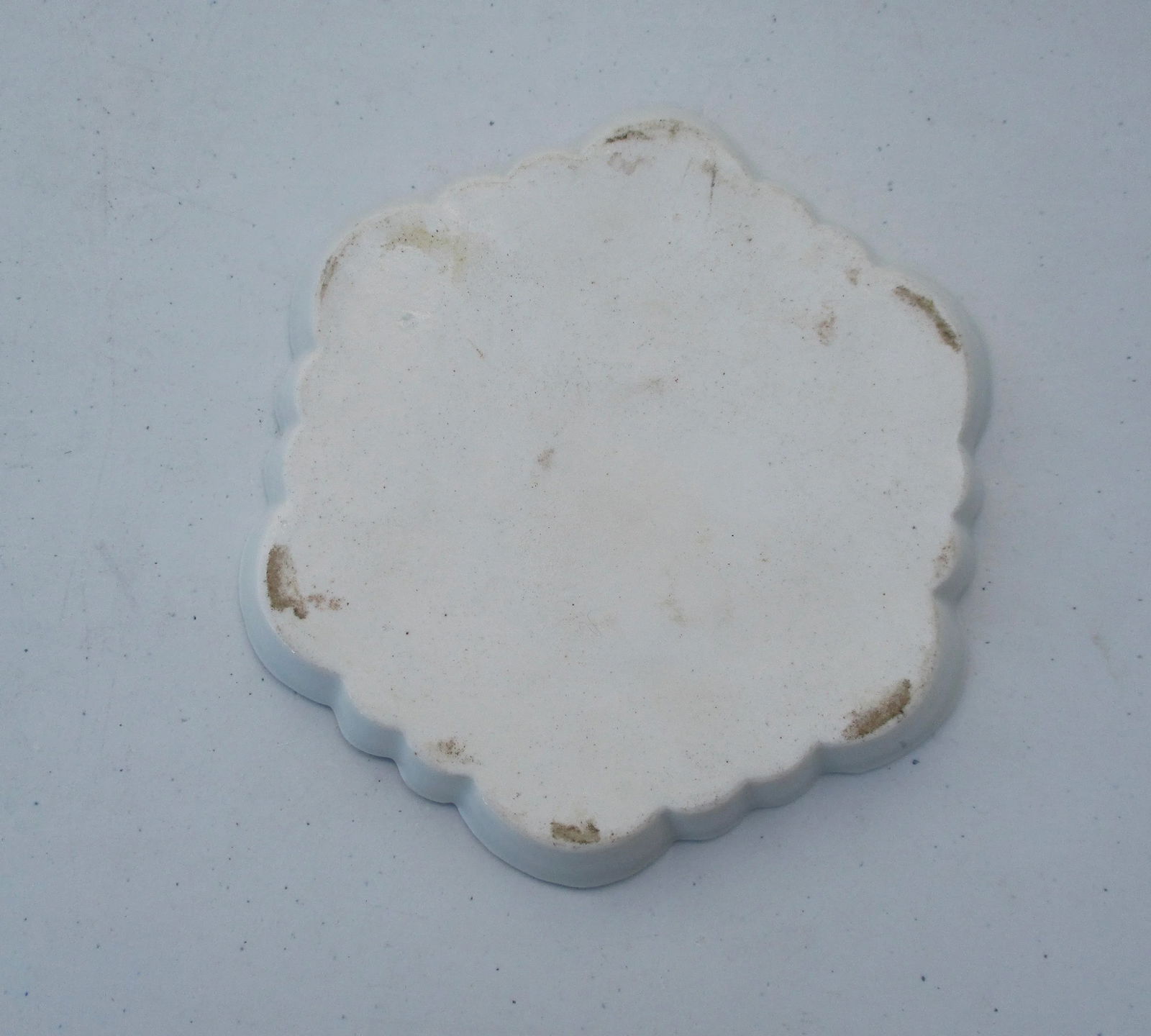 Antique Chinese Enamel on Porcelain Serving Tray - 2