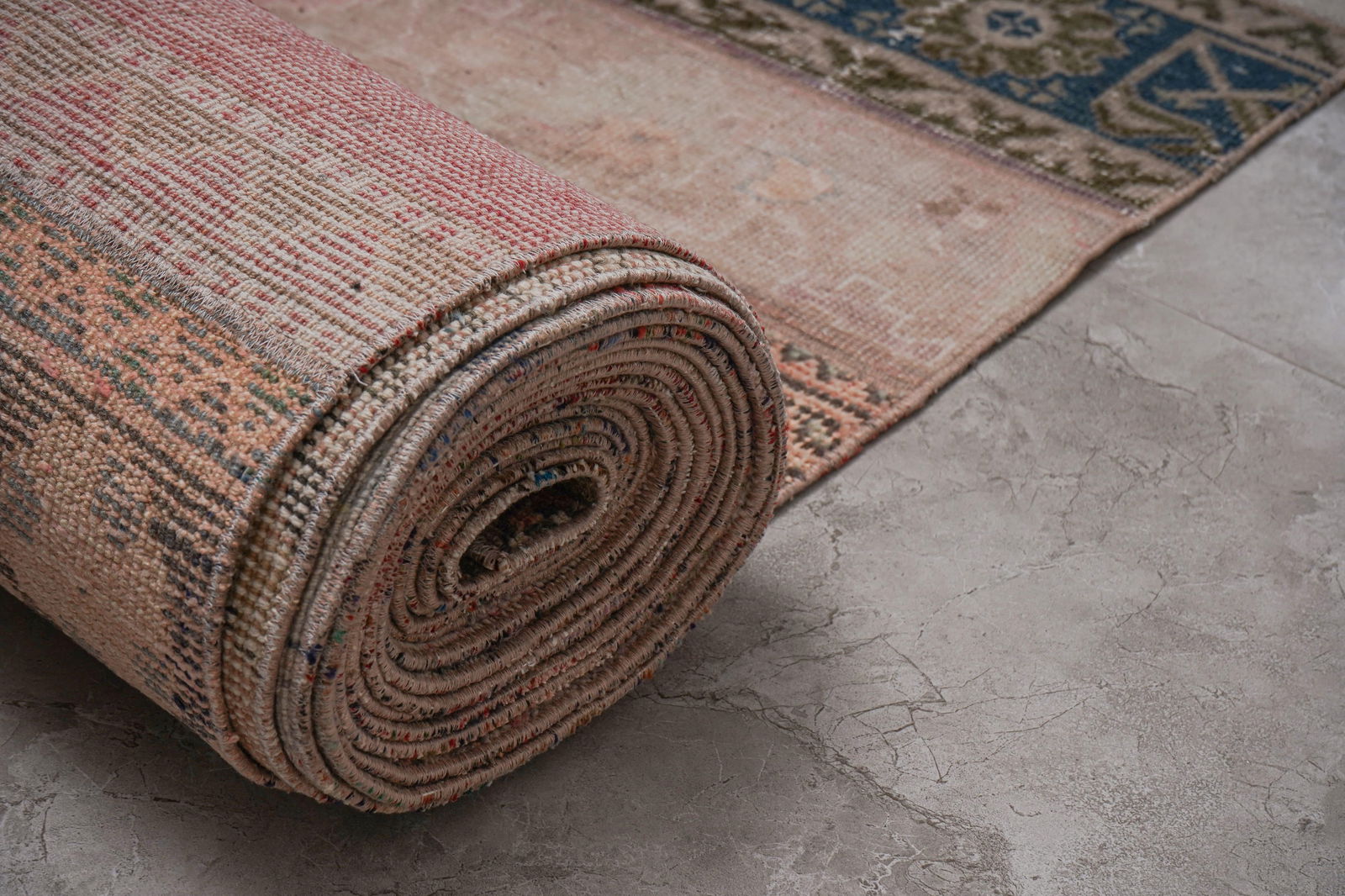 1960s Turkish Oushak Extra Long and Wide Runner - Stair Tread 2'4'' X 524'9'' - 11
