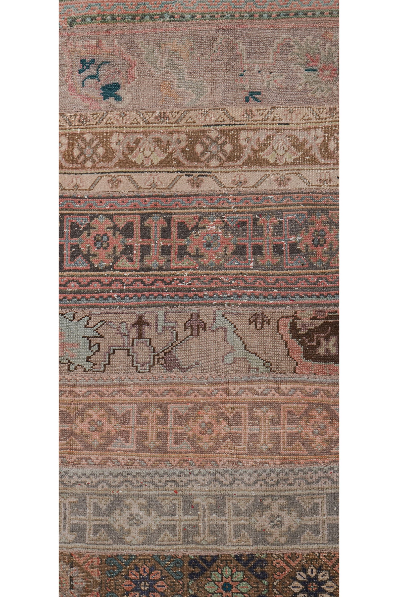 1960s Turkish Oushak Extra Long and Wide Runner - Stair Tread 2'4'' X 524'9'' - 8