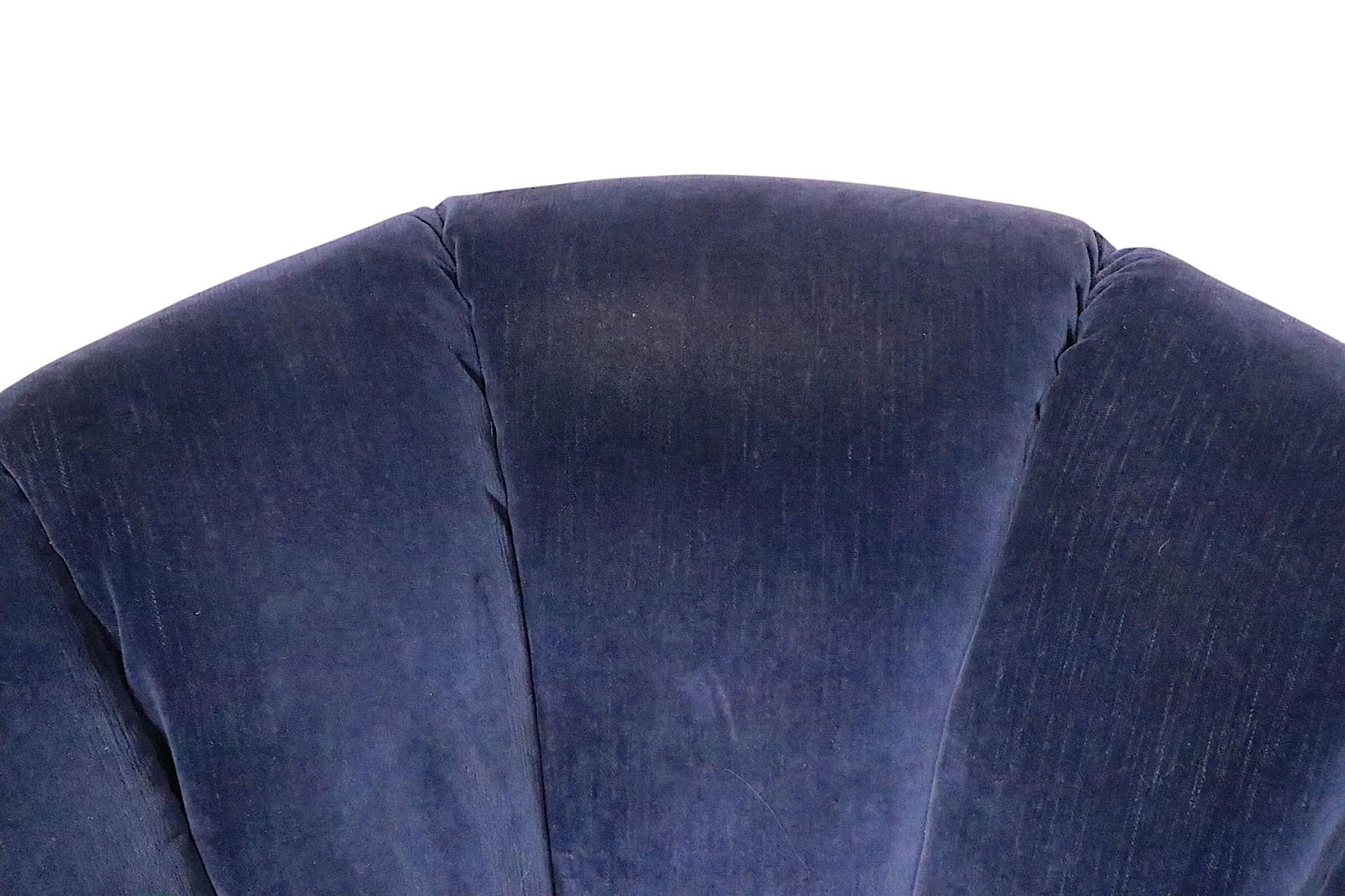 Hollywood Regency Club Chairs in Blue Upholstery by Rowe Circa 1980/90s - Set of 2 - 11