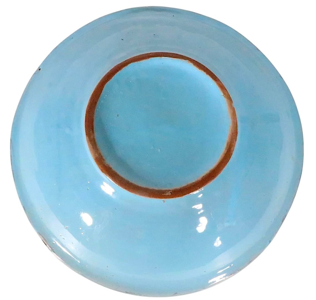 Polychrome Mid Century Pottery Bowl Probably, Made in Italy Circa 1950/60's - 9