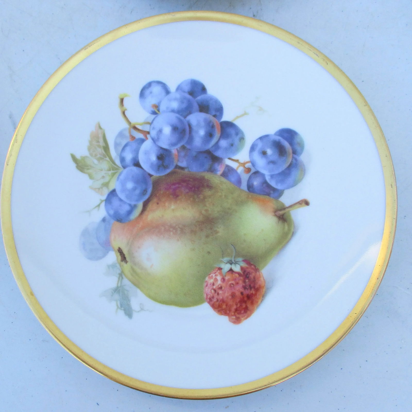 Vintage Bavarian Fruit Plates - Set of 6 - 2