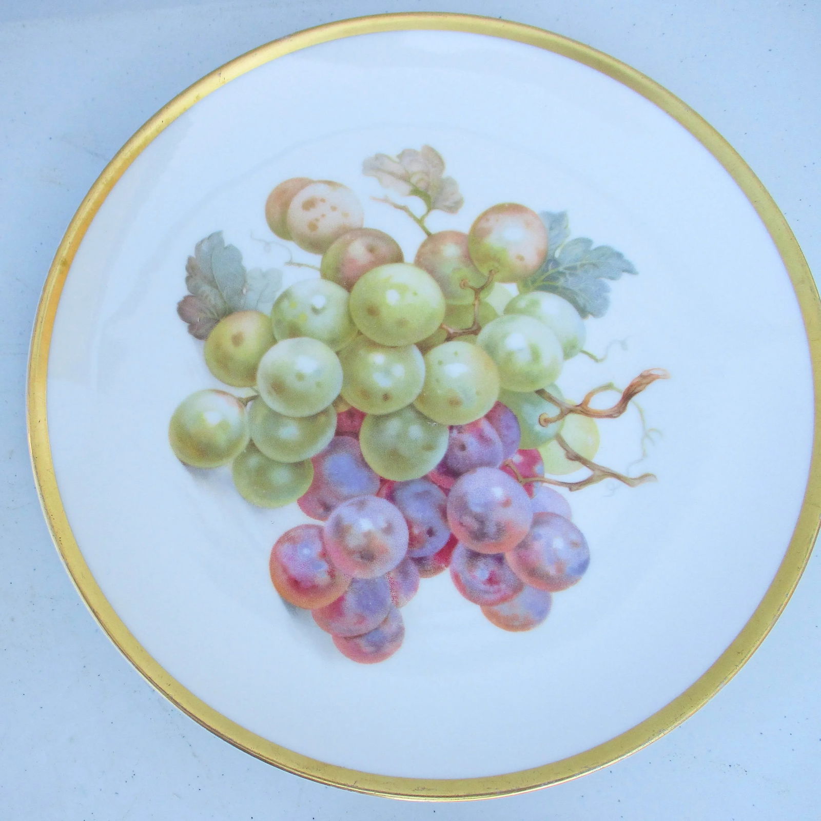 Vintage Bavarian Fruit Plates - Set of 6 - 6