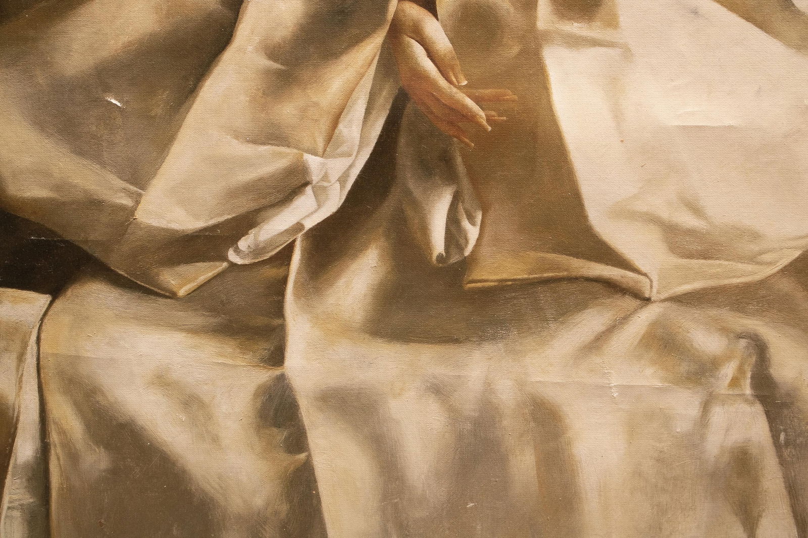 XL C. 2000s After Lu Jian Jun, Portrait of a Seated Woman, Print on Canvas - 6