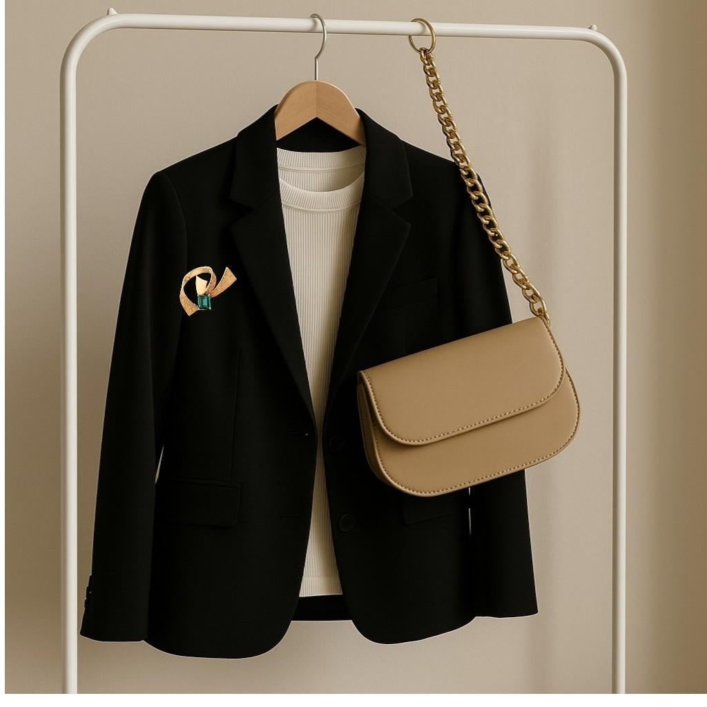 1990s H. Stern Mid-Century 18k Gold Blue-Green Tourmaline Modernist Brooch Pendant - 5