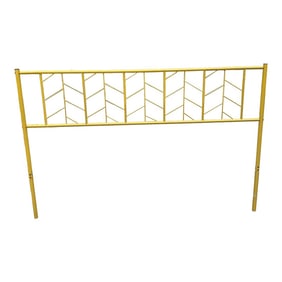 Gold Metal Queen Size Headboard