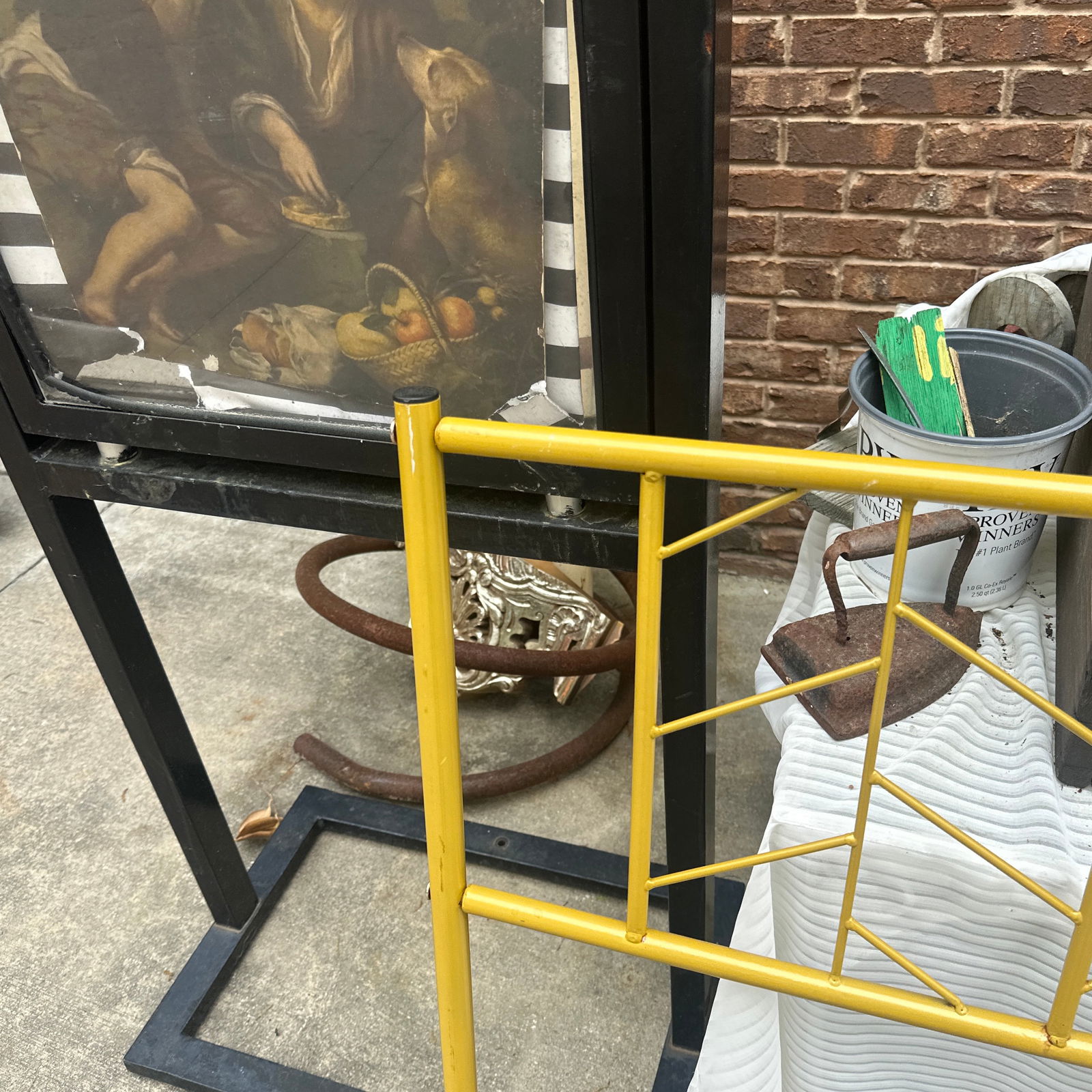 Gold Metal Queen Size Headboard - 2