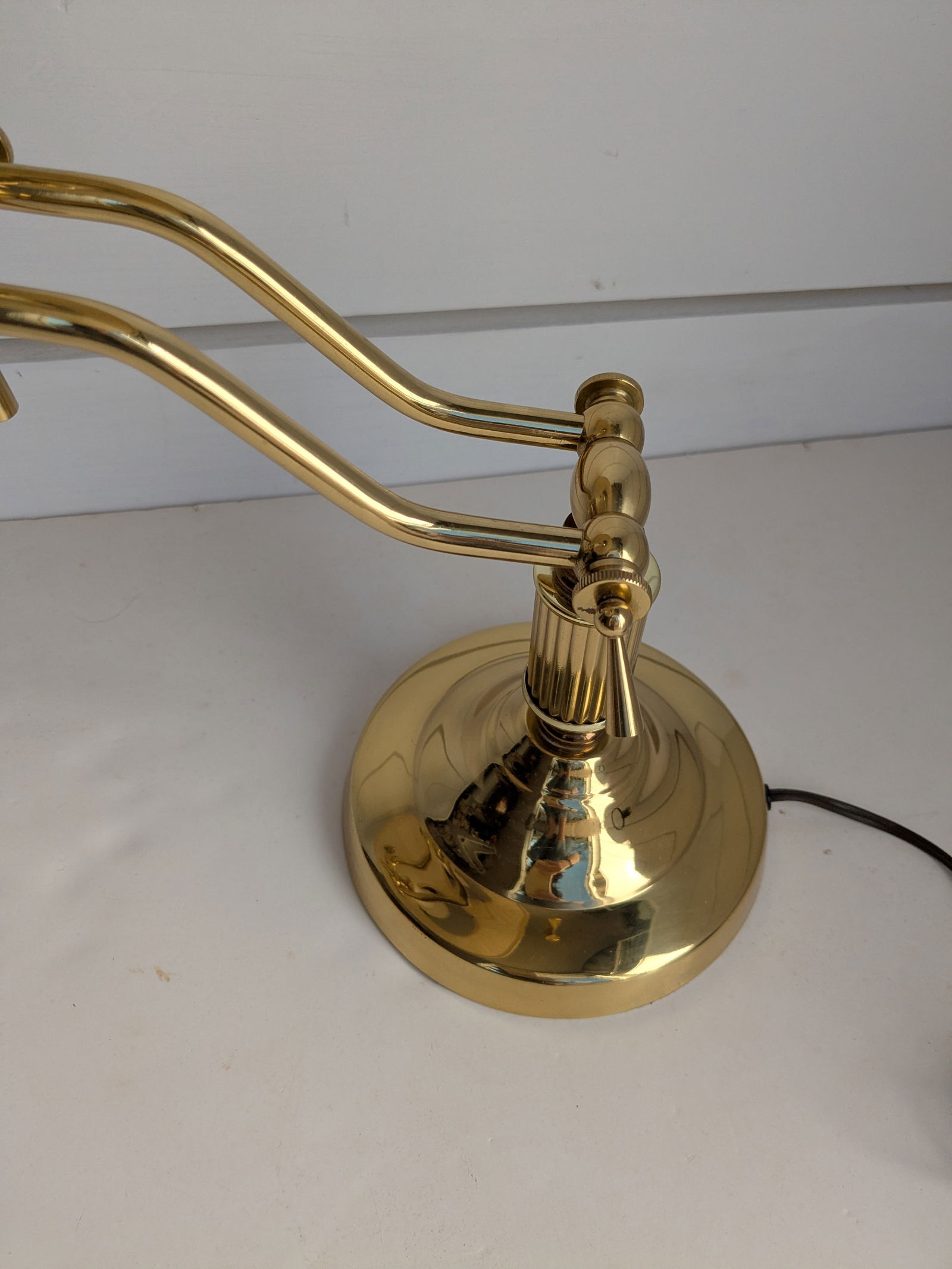 Vintage Brass Alsy Desk Lamp With Swinging Arm - 2