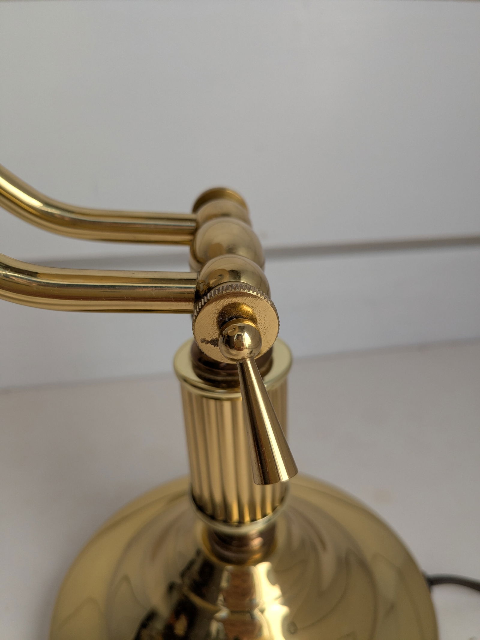 Vintage Brass Alsy Desk Lamp With Swinging Arm - 5
