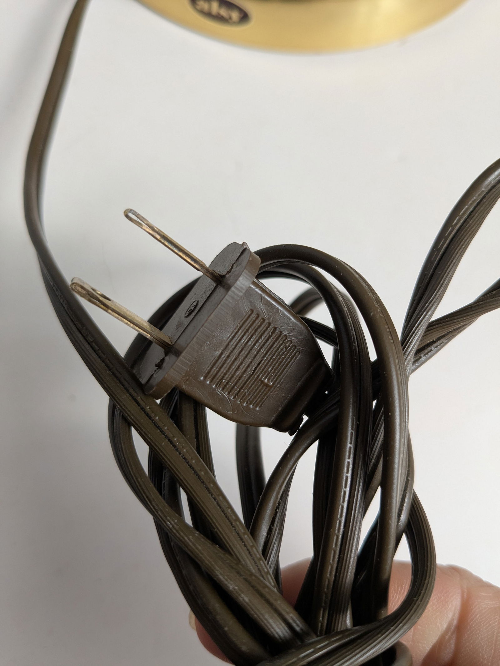 Vintage Brass Alsy Desk Lamp With Swinging Arm - 8