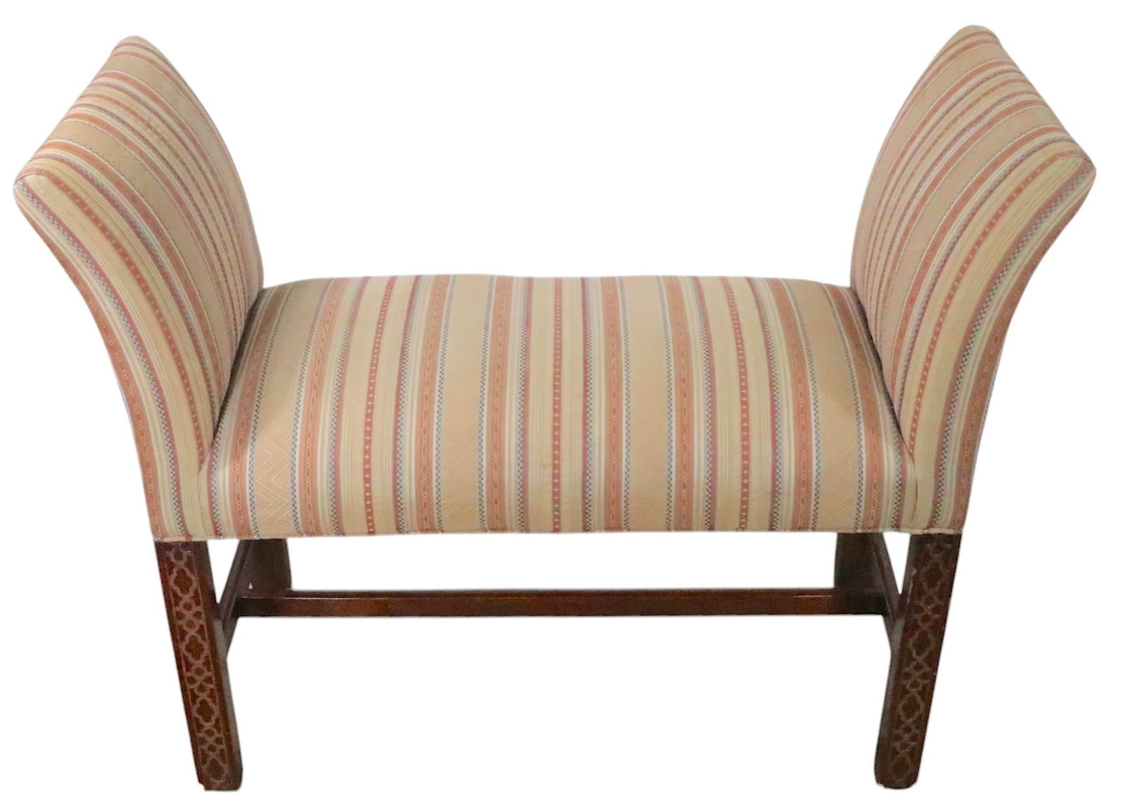 Late 20th Century Chippendale Revival Window Bench by Southwood - 10