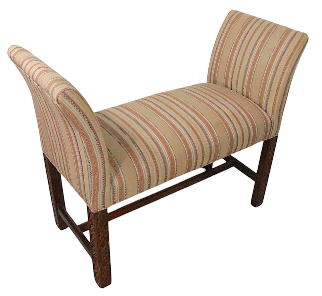 Late 20th Century Chippendale Revival Window Bench by Southwood - 3