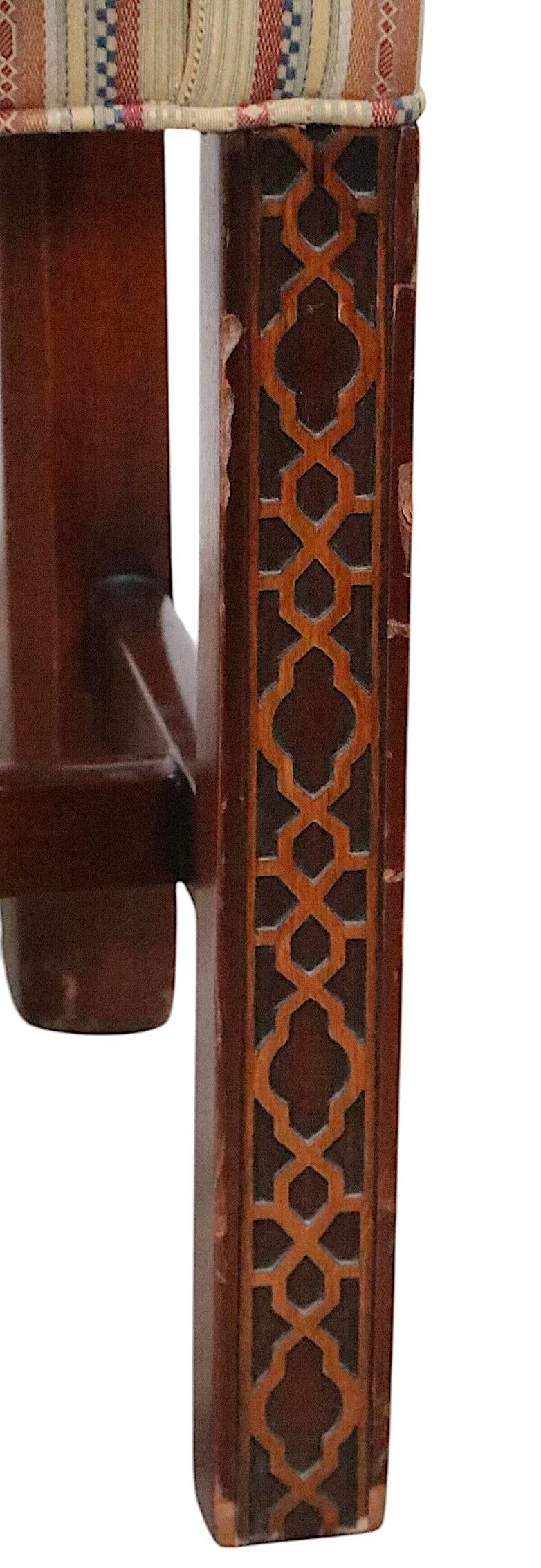 Late 20th Century Chippendale Revival Window Bench by Southwood - 6